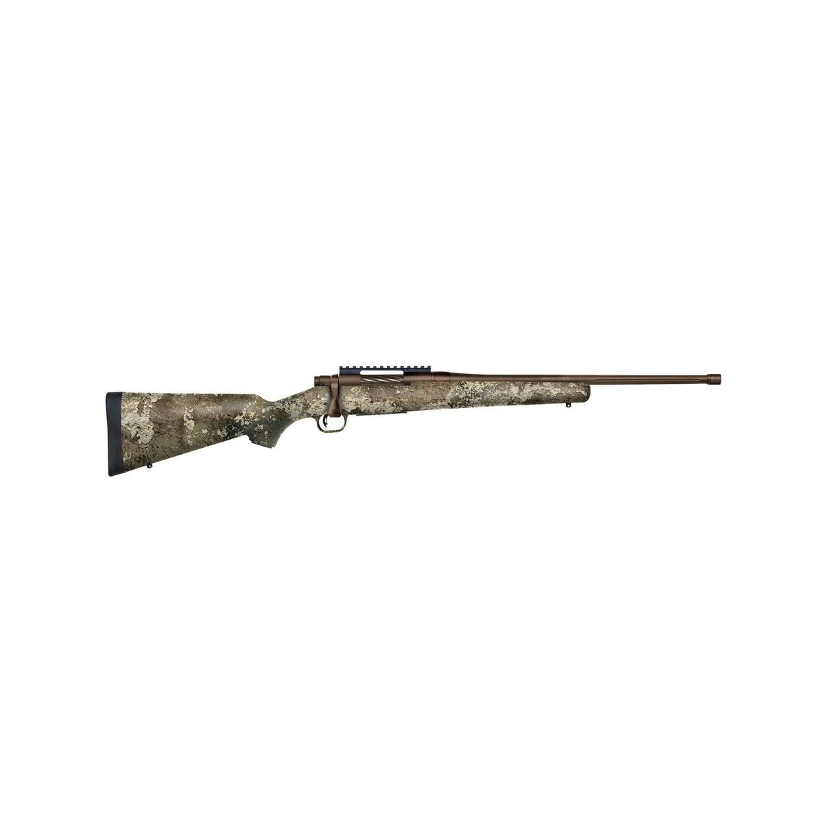 Mossberg Patriot Predator Cerakote/Strata Camo .350 Legend 20" Bolt Action, Strata Camouflage