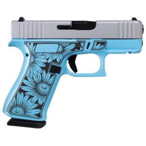 Glock G43X FR Miss Daisy Subcompact 9mm 3.41" 10rds, Blue