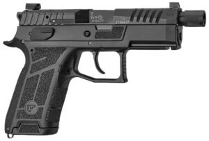 CZ P-09 C Nocturne SR 4.5" Threaded 9mm 17rd Pistol, Black - 91661