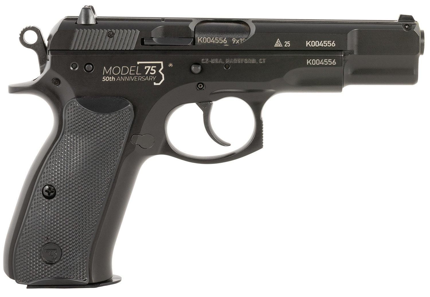 CZ 75 BD 50th Anniversary 4.6" 9mm 16rd Pistol - 91107