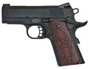 Colt 1911 Defender 45 ACP 7+1 Semi Auto Hammer Fired Pistol, Blue - O7800XE
