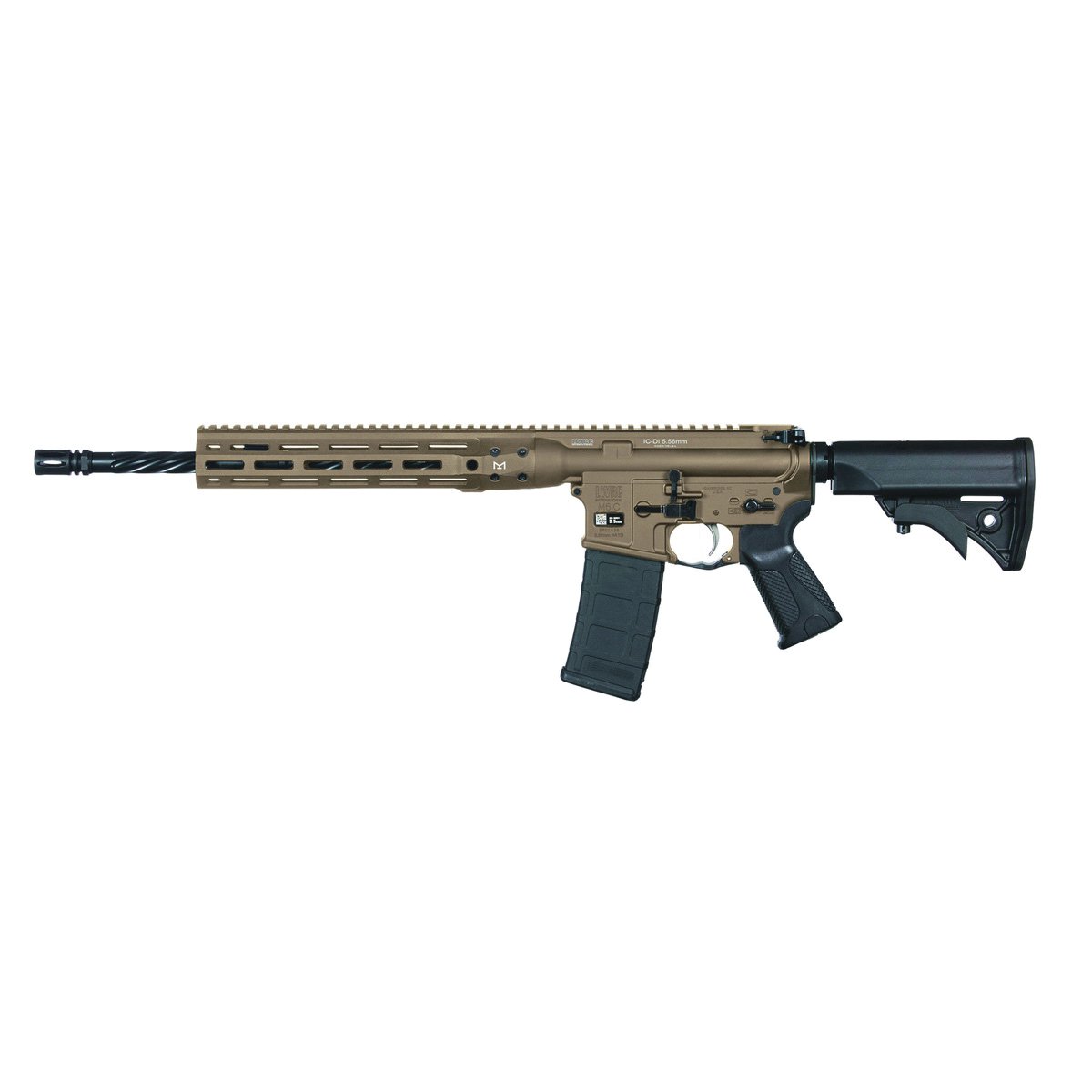 LWRC DI Rifle - 5.56 - 16" - Burnt Bronze - ICDIR5BB16ML