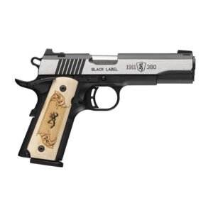 Browning 1911-380 Medallion Maple Full-Size .380 ACP 4.25" 8rds Pistol, Black - 051998492