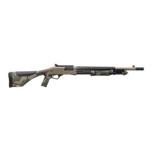 Winchester SXP Extreme Defender 12 Gauge 18.5" Pump Action Shotgun, Woodland FDE