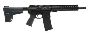PSA AR-15 Pistol 5.56 10.5" CARBN Phos. M-Lok MOE Shockwave, Gray