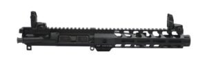 PSA 7" 5.56 NATO 1/7 Nitride 9" Lightweight M-Lok Freedom Upper With Fluted Flash Can, BCG, CH, & MBUS Sight Set - 516447329