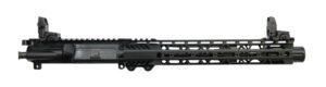 PSA 10.5" Carbine-Length 5.56 NATO 1/7 Nitride 12" Slant M-lok Upper - With BCG, CH, & MBUS Sight Set - 5165449684