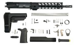 PSA 10.5" Carbine-Length 5.56 NATO 1:7 Nitride 9" Lightweight M-Lok MOE+ EPT SBA3 Pistol Kit