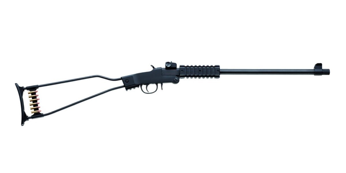 Chiappa Little Badger 17 HMR Break Action Rifle, Black - 500.145