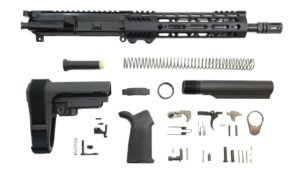 PSA 10.5" Carbine-Length 5.56 NATO 1/7 Phosphate 9" Lightweight M-Lok MOE SBA3 Pistol Kit