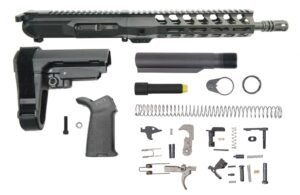 PSA Gen4 10.5" 9mm 1/10 Nitride 9" Lightweight M-lok Railed MOE EPT SBA3 Pistol Kit