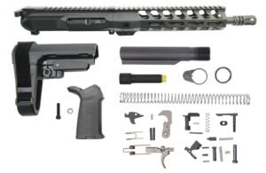 PSA Gen4 10.5" 9mm 1/10 Nitride 9" Lightweight M-lok Railed MOE SBA3 Pistol Kit