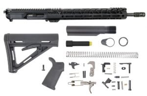 PSA Gen4 16" 9mm 1/10 Nitride 13.5" Lightweight M-lok Railed MOE EPT Rifle Kit