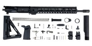 PSA 16" Mid-Length Pencil 5.56 NATO 1/7 Nitride 13.5" Lightweight M-Lok MOE EPT Rifle Kit w/ MBUS Sight Set
