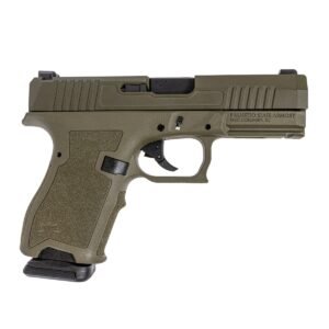 PSA Dagger Compact 9mm Pistol Extreme Carry Cut Slide with Night Sights & Non-Threaded Barrel, Sniper Green