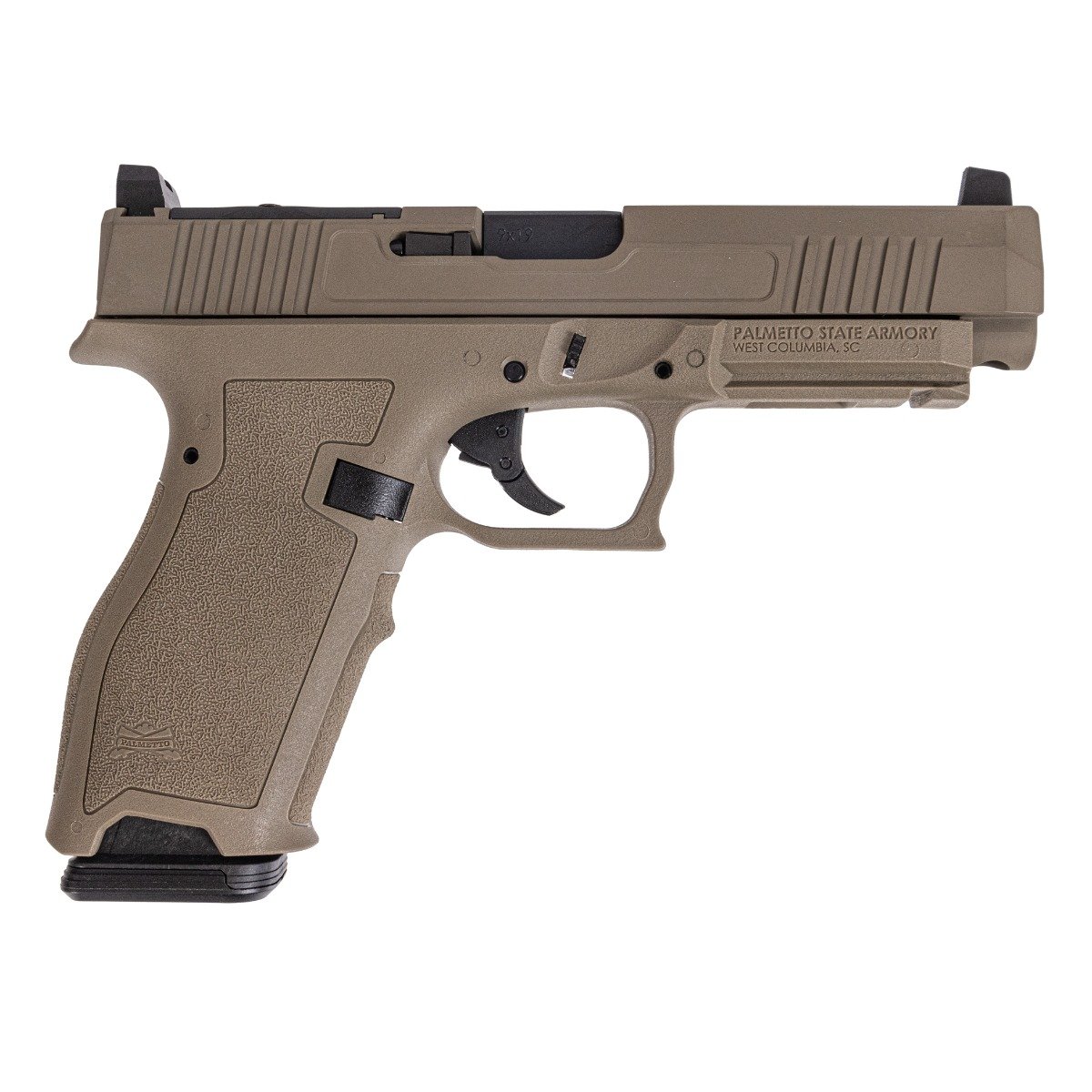 PSA Dagger Full Size S 9mm Pistol With Compact X-1 RMR Long Slide, Flat Dark Earth