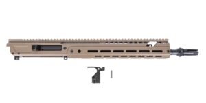 PSA JAKL 14.5" Rifle length Upper Assembly 5.56 NATO 1:7 Nitride w/Knurled CH, BCG & AAC Flash Hider, FDE