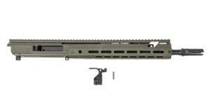 PSA JAKL 14.5" Rifle length Upper Assembly 5.56 NATO 1:7 Nitride w/Knurled CH, BCG & 3 Prong, B&T, 1/2"-28, ODG