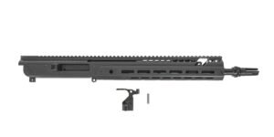 PSA JAKL 14.5" Rifle length Upper Assembly 5.56 NATO 1:7 Nitride w/Knurled CH, BCG & AAC Flash Hider, Smoke