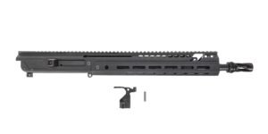 PSA JAKL 14.5" Rifle length Upper Assembly 5.56 NATO 1:7 Nitride w/Knurled CH, BCG HUXWRX Flash Hider, Black