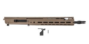 PSA JAKL 14.5" Rifle length Upper Assembly 5.56 NATO 1:7 Nitride w/Knurled CH, BCG Rugged Flash Hider, FDE