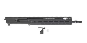 PSA JAKL 14.5" Rifle length Upper Assembly 5.56 NATO 1:7 Nitride w/Knurled CH, BCG Rugged Flash Hider, Black
