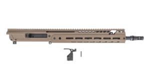 PSA JAKL 14.5" Rifle length Upper Assembly 5.56 NATO 1:7 Nitride w/Knurled CH, BCG & Rearden Flash Hider, FDE