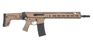PSA 14.5" JAKL Rifle Length 5.56 1:7 Nitride Rearden Muzzle Device MOE SL EPT F5 Stock Rifle, FDE
