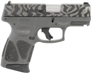 Taurus G3C 9mm 3.20" 12rd Pistol, Gray w/ Zebra Stripes