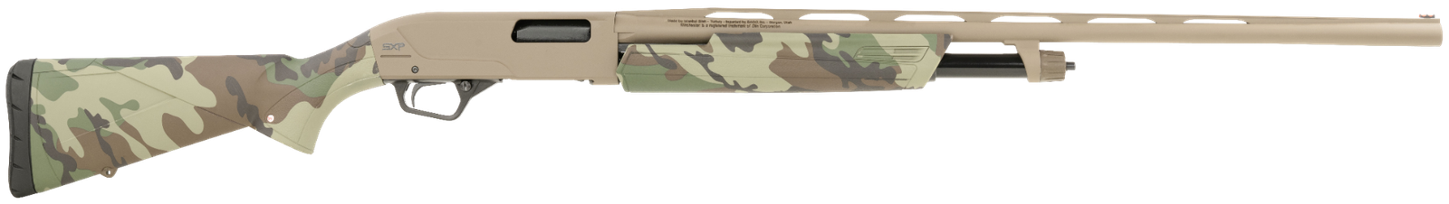 Winchester SXP Hybrid Hunter 20 Gauge 26" Pump Action Shotgun, Woodland Camo - 512434691