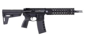 PSA "Sabre" Forged 10.5" 5.56 FN CHF CL with 10" Sabre Quad Rail Pistol w/Magpul BSL Brace - Black