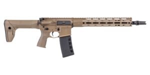 PSA "Sabre" Forged 13.7" FN CHF CL 5.56 13" Sabre Lock up rail and SilencerCo ASR W/Reptilia Recce Stock and Grip - FDE