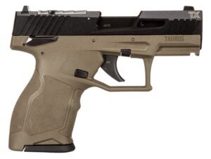 Taurus TX 22 Compact .22LR 3.5" 13rd Pistol, OD Green /Black - 1-TX22131O