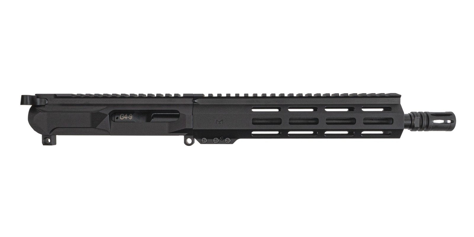 PSA Gen4 10.5" 9mm 1/10 Nitride 9" Lightweight Hex M-lok Railed Upper W/BCG & CH