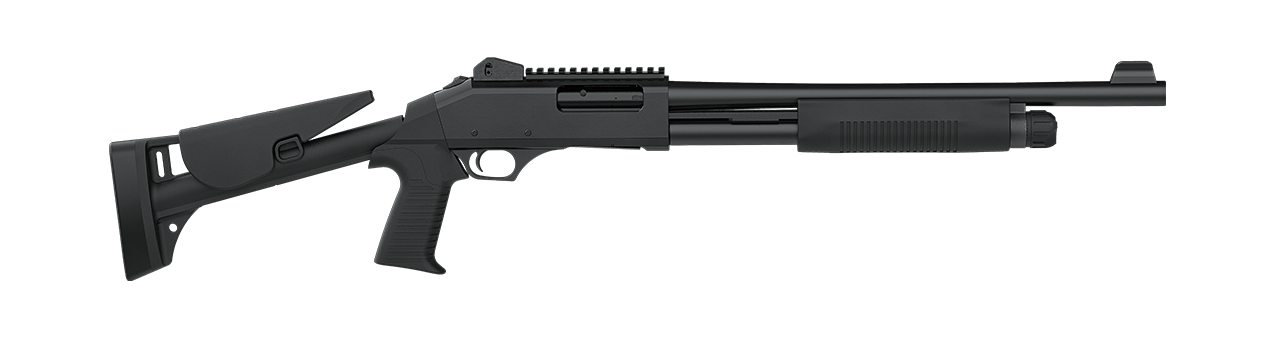 Dickinson Tac-4-ST 12 Gauge 18.5" 5rd Pump Shotgun - TAC-4-ST