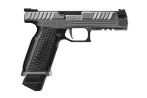 Laugo Arms Alien Creator Evolution 9mm 4.8" 17rd Pistol, Black / Grey - LA-ALN-CTR-EV-FK-NT-17