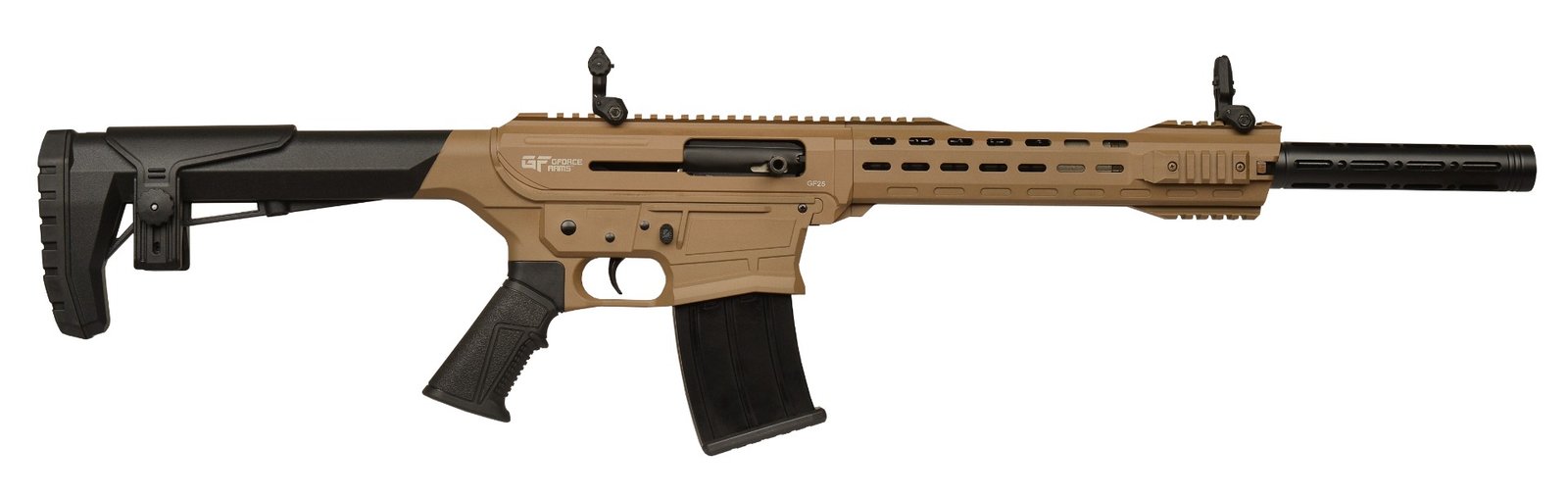 G-Force GF25 12 Gauge 20" Semi-Auto, Flat Dark Earth - GF2512FDE