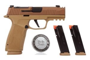 Sig Sauer P365X Macro 2A Comp 9mm 3.1" 17rd  Pistol, Coyote Tan - 365XCA-9-CXR3P-COMP-2A