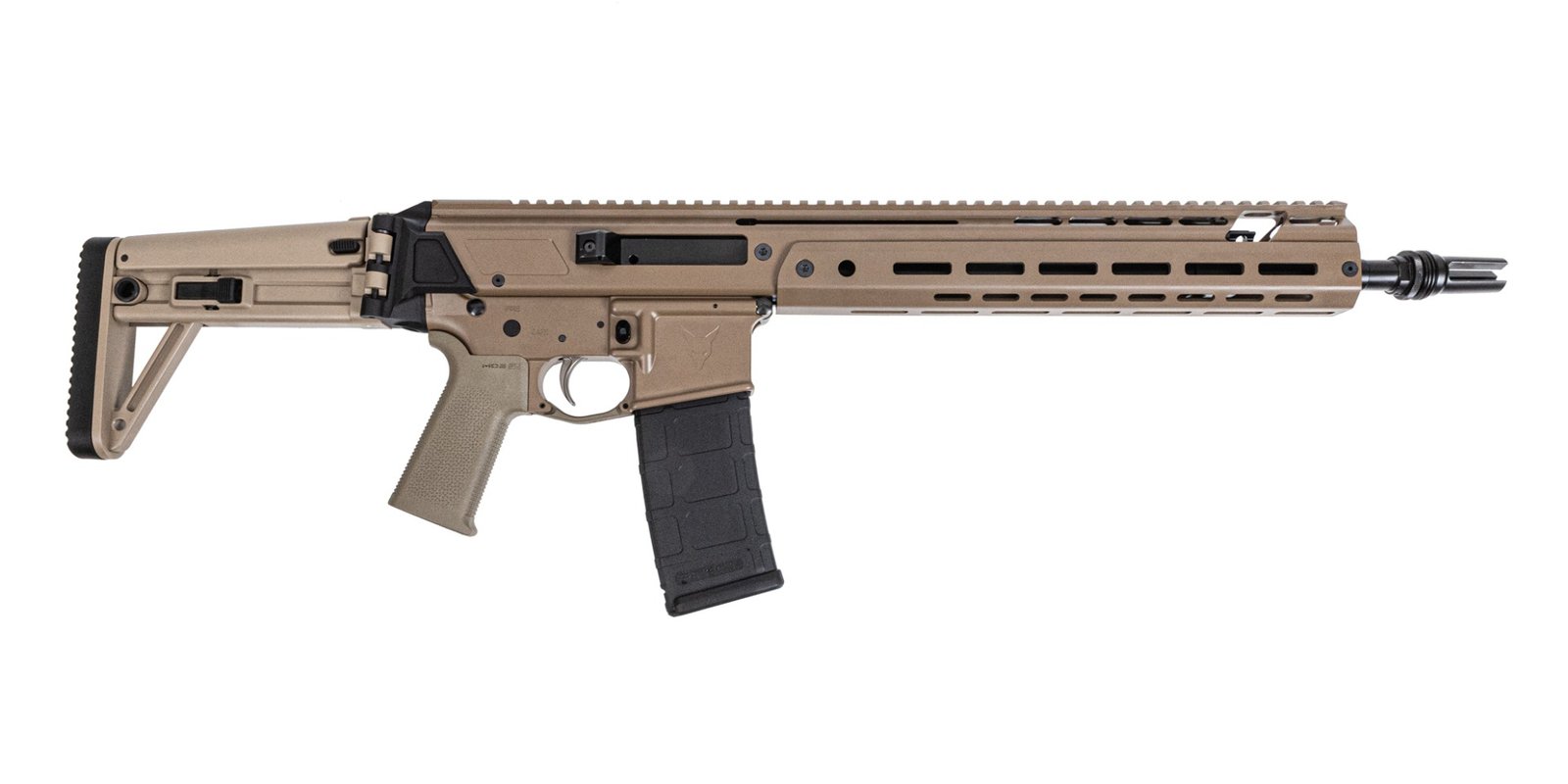 PSA JAKL 14.5" Rifle Length 5.56 1:7 Nitride ASR Flash Hider MOE SL EPT B&T Stock Rifle, FDE