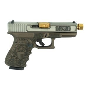 Glock G19 Gen3 Trump Edition 9mm 4" 15rd Pistol, Bronze/SS Gold - UI1950203T2T