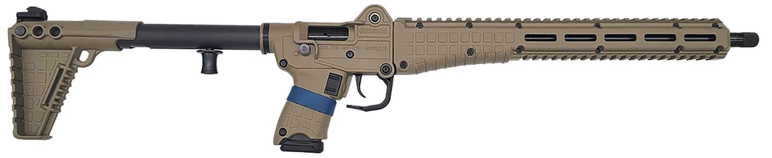 Kel-Tec The SUB2000 9mm Semi-Auto Rifle, Tan - SUB2K9GLKTAN10