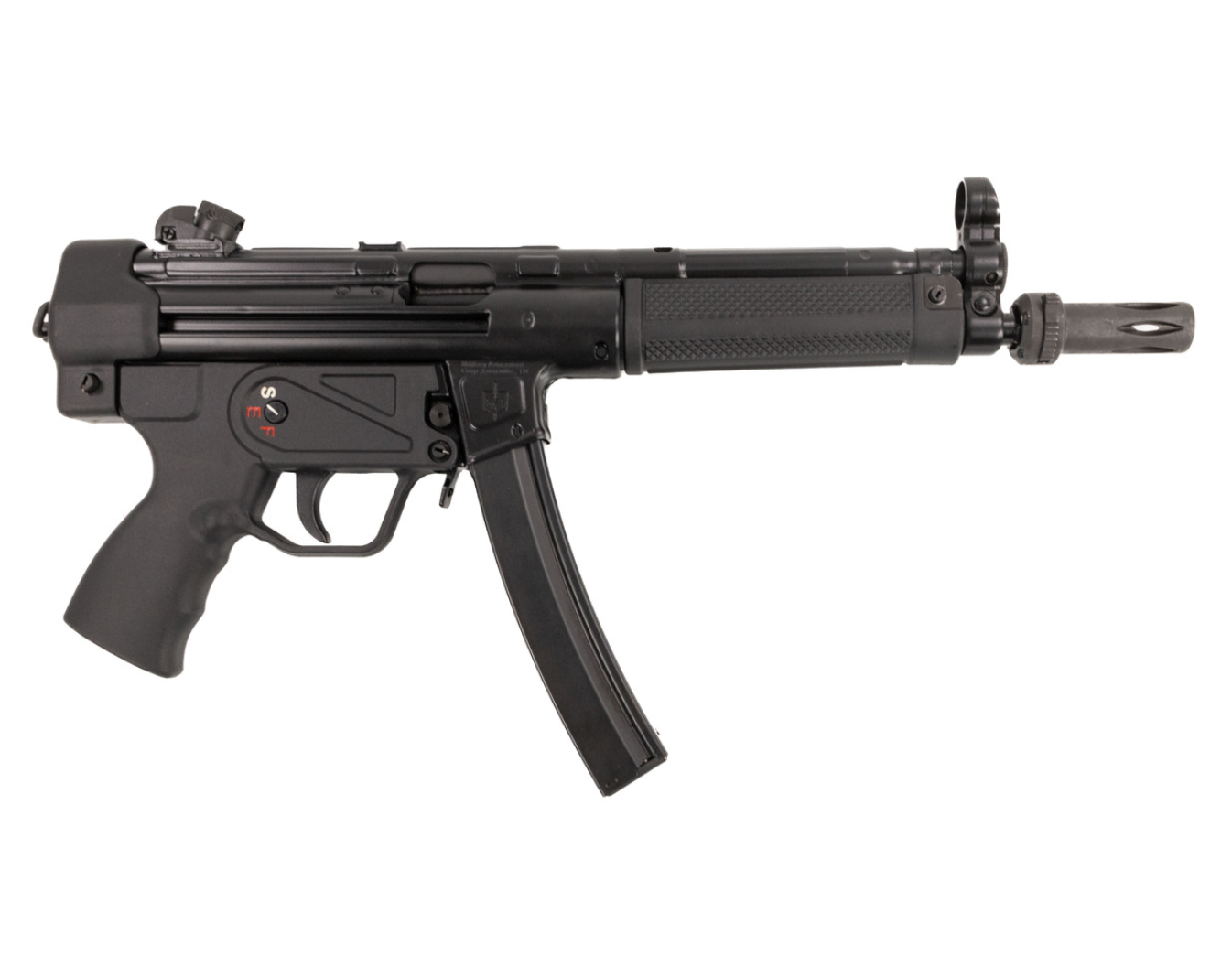 Military Armament Corporation MAC 5 9mm 8.90" Semi-Auto Tactical Pistol, Black - 12750004