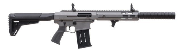 Panzer AR12 Pro-S 12 Gauge 18.5" 5rd Shotgun, Tactical Gray - PAAR12PROGSF