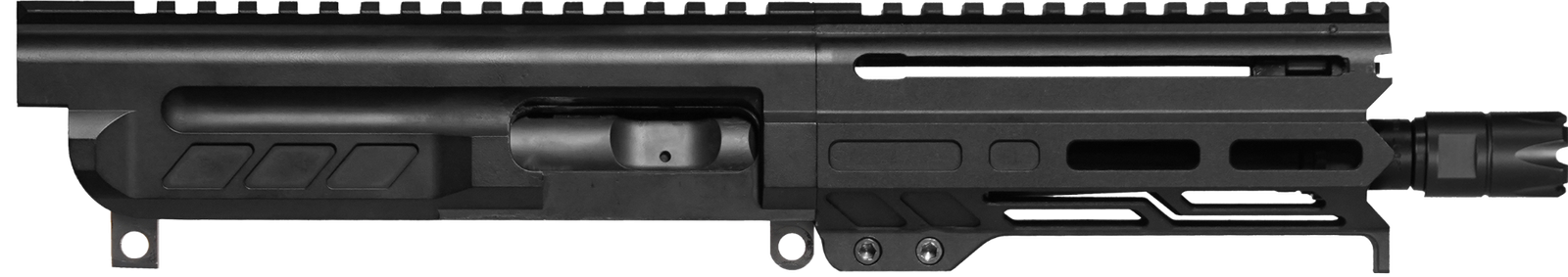 CMMG Dissent 6.50" Upper 9mm with 1:10 Twist Rate and M-LOK Rail - Pistol-Length with Charging Handle - Armor Black - 94B6829AB