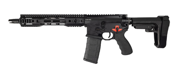 Franklin Armory Pistol Salus 5.56 NATO Equipped with BFSIII 30rd 12" - 00-30040-BLK