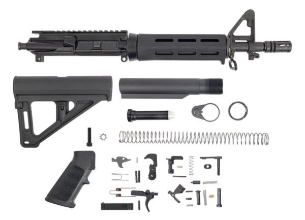 PSA 10.5" Phosphate Carbine-Length 5.56 NATO B5 MLOK BTR Pistol Kit, Black - No BCG or CH