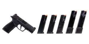 Sig Sauer P365 TACPRO X-Series 3.7" 9mm Pistol, Manual Safety W/ (3) 17rd, (2) 21rd Magazines & Savior Bag - 365XCA-9-BXR3-MS-TACPRO