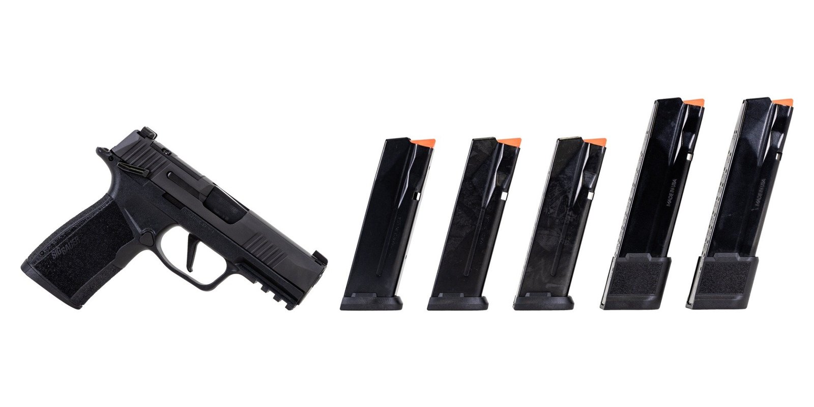 Sig Sauer P365 TACPRO X-Series 3.7" 9mm Pistol, Manual Safety W/ (3) 17rd, (2) 21rd Magazines & Savior Bag - 365XCA-9-BXR3-MS-TACPRO