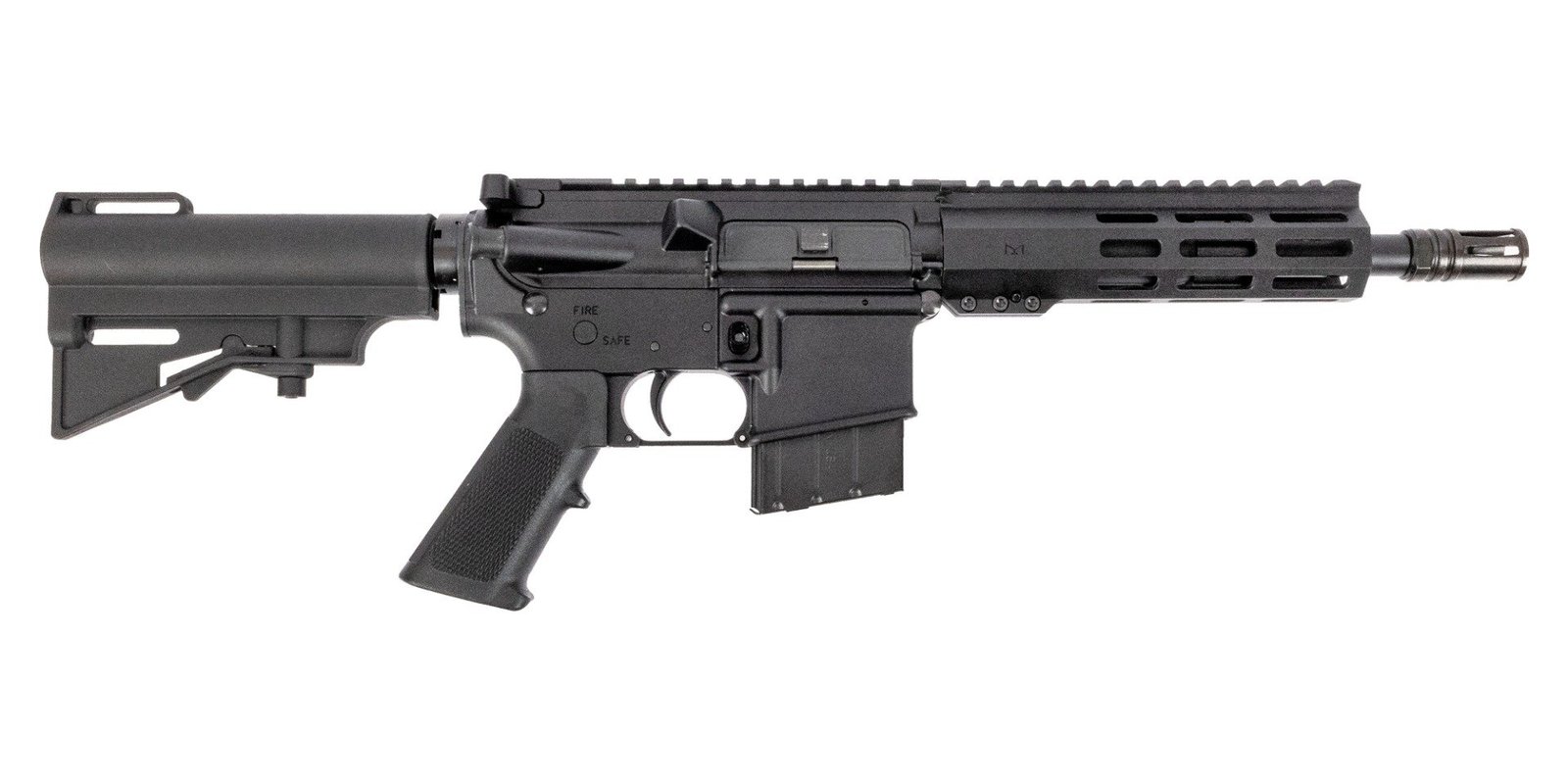PSA 8.5" 338 ARC 7" Lightweight Hex M-Lok Classic HAR-15 Pistol, Black