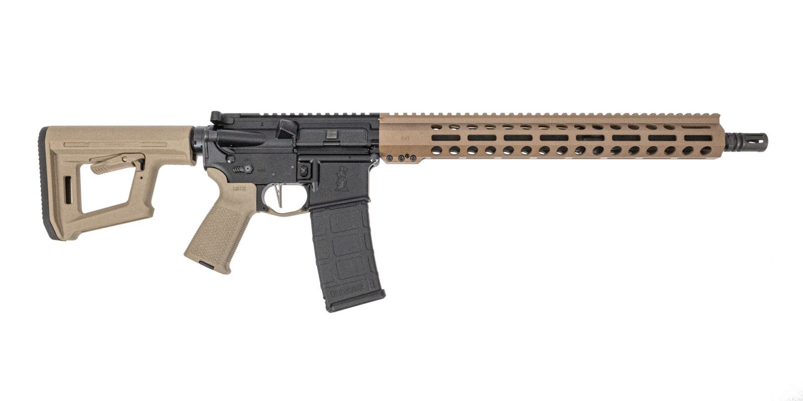 PSA Guardsman-15 16" Midlength 5.56 NATO 1/7 CL Phosphate 15" MLOK Rifle, FDE